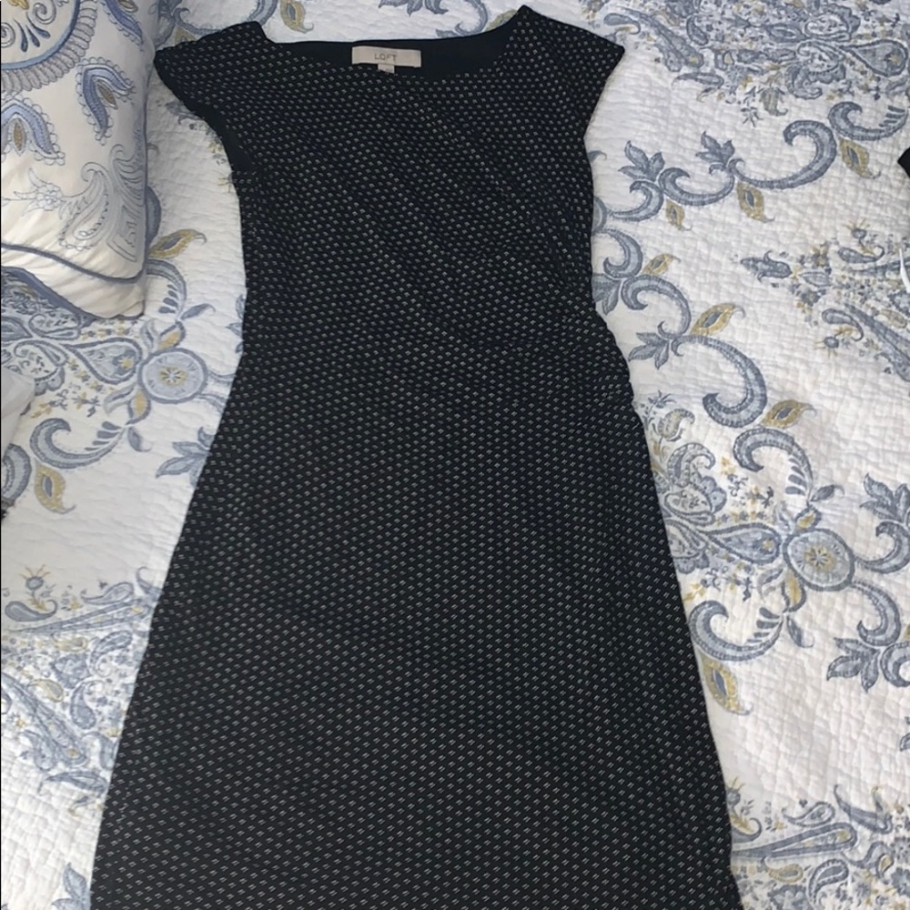 Loft black dress
